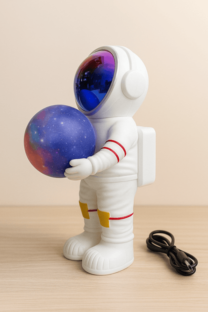 Astro Light: Lámpara de Astronauta con Altavoz Bluetooth