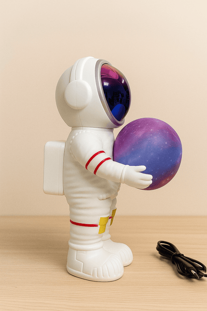 Astro Light: Lámpara de Astronauta con Altavoz Bluetooth