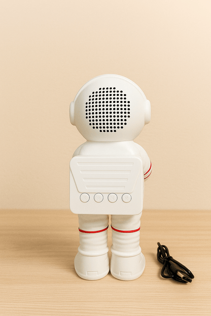 Astro Light: Lámpara de Astronauta con Altavoz Bluetooth