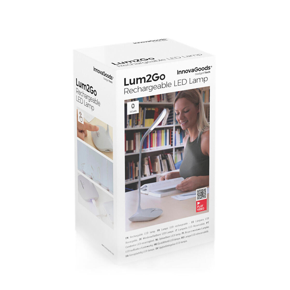 Lámpara LED de Mesa Recargable Táctil